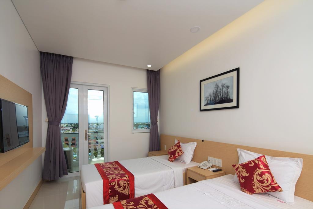 Hung Cuong Hotel Chau Doc Rom bilde